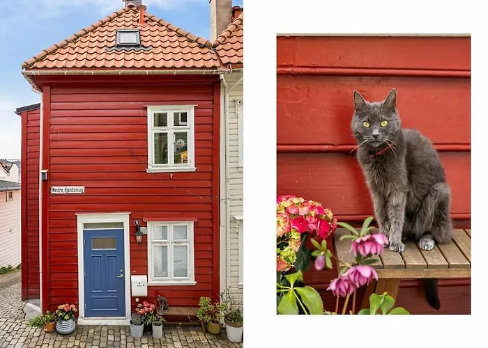 Det Lille Rode Huset Ved Floibanen * ברגן