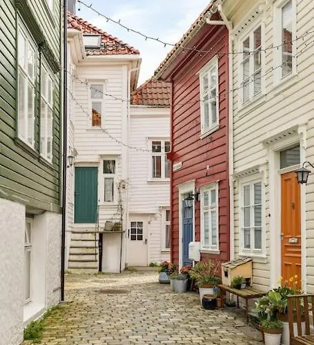 ヴィラ Det Lille Rode Huset Ved Floibanen *